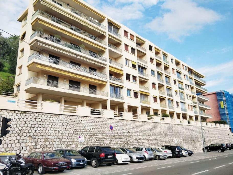Vintage Flat On Villefranche Bay - Free Car Park Eksteriør bilde