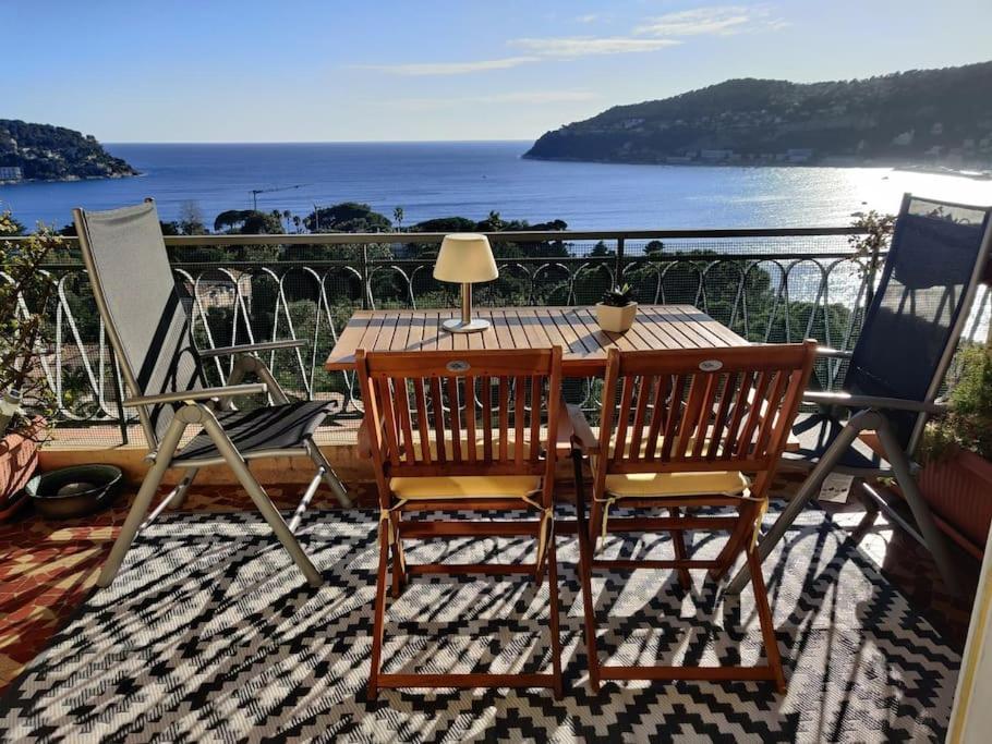 Vintage Flat On Villefranche Bay - Free Car Park Eksteriør bilde