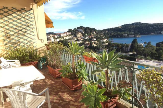 Vintage Flat On Villefranche Bay - Free Car Park Eksteriør bilde