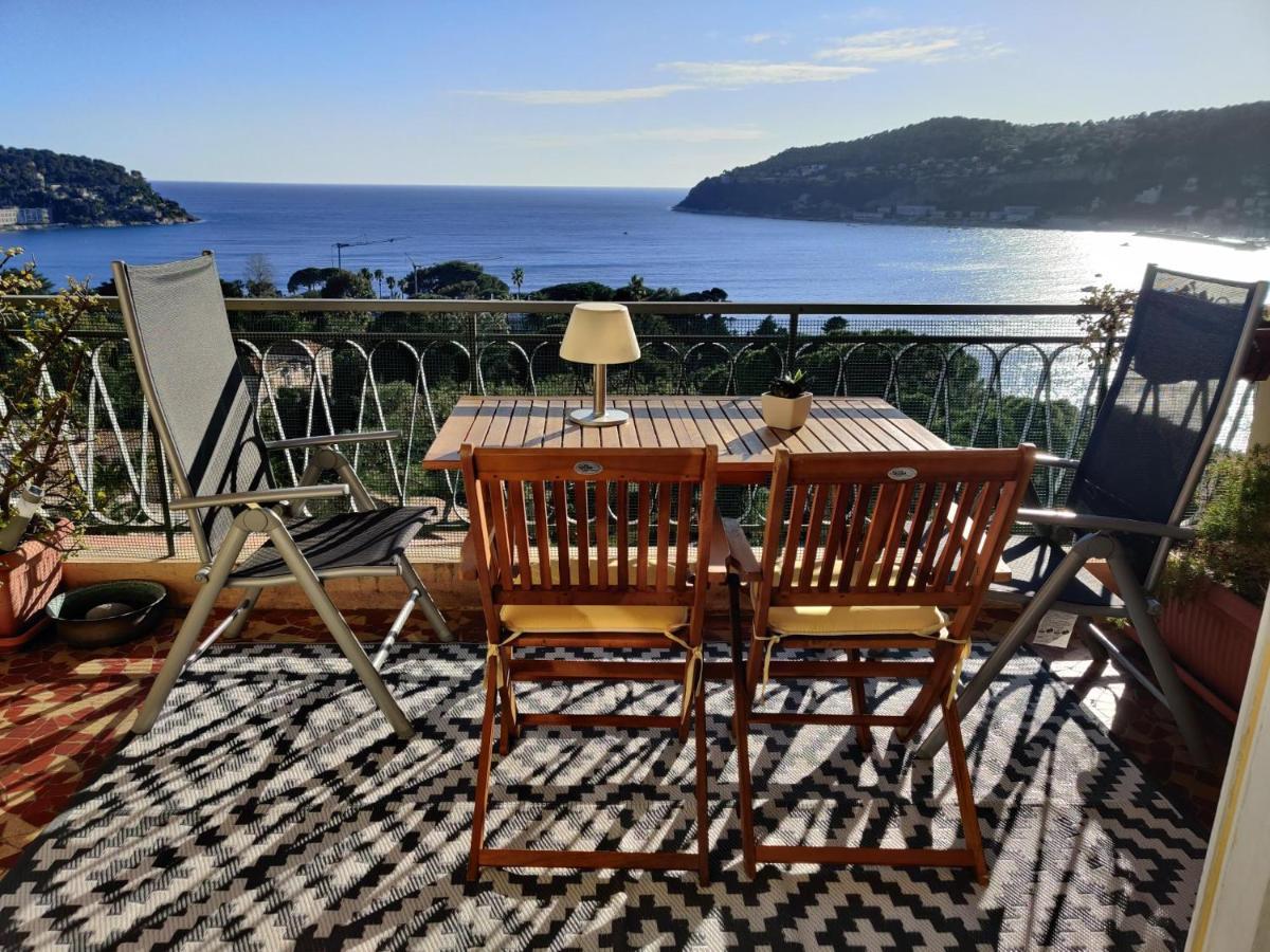 Vintage Flat On Villefranche Bay - Free Car Park Eksteriør bilde